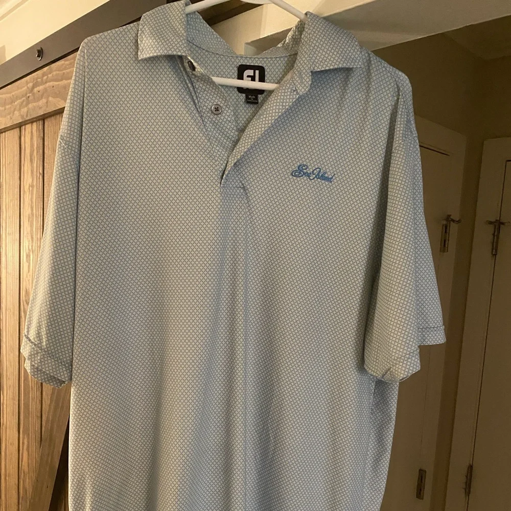 Large Footjoy Golf Shirt with Sea Island logo - Picture 1 of 2